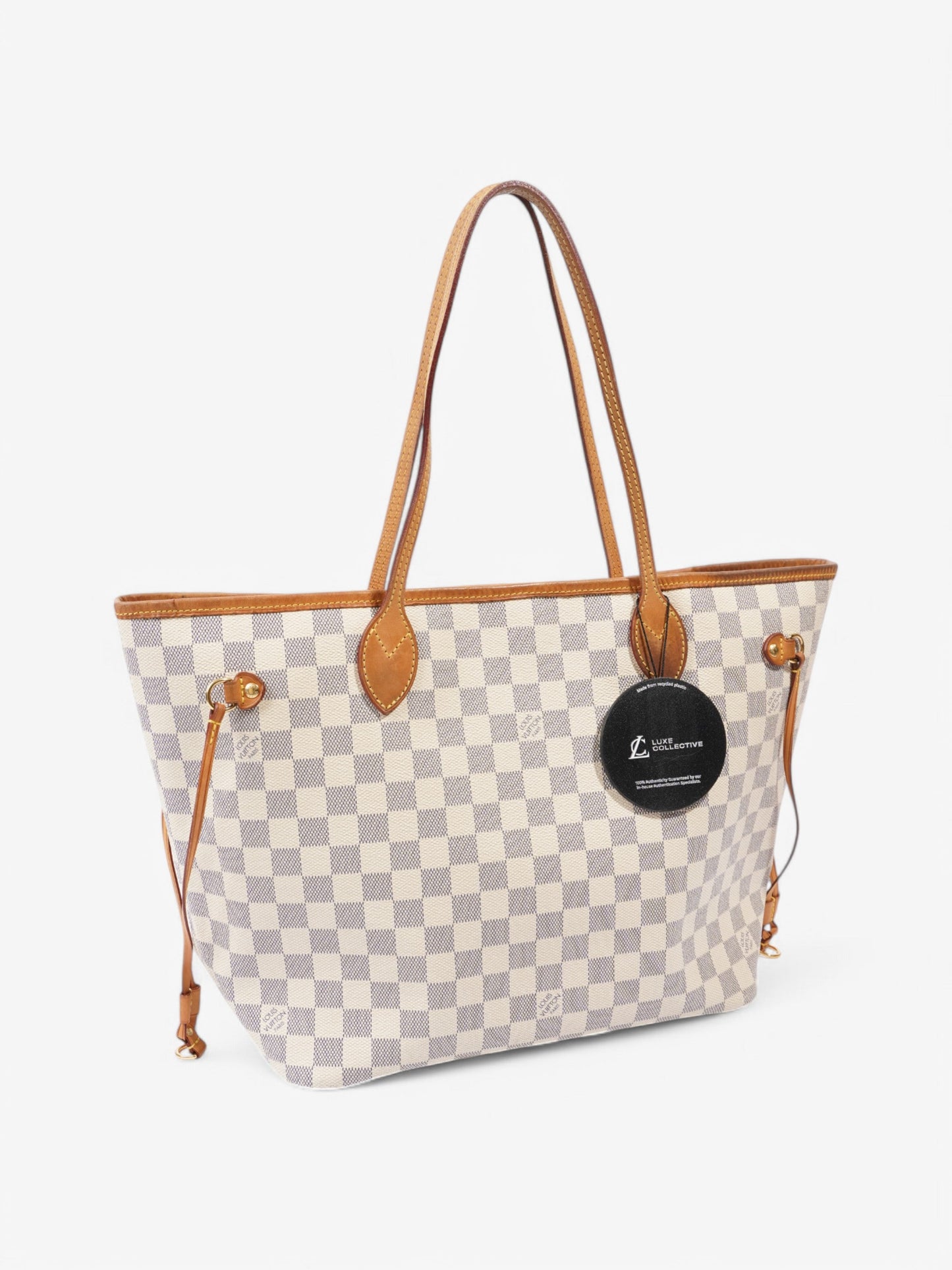 Louis Vuitton Neverfull Damier Azur Coated Canvas MM
