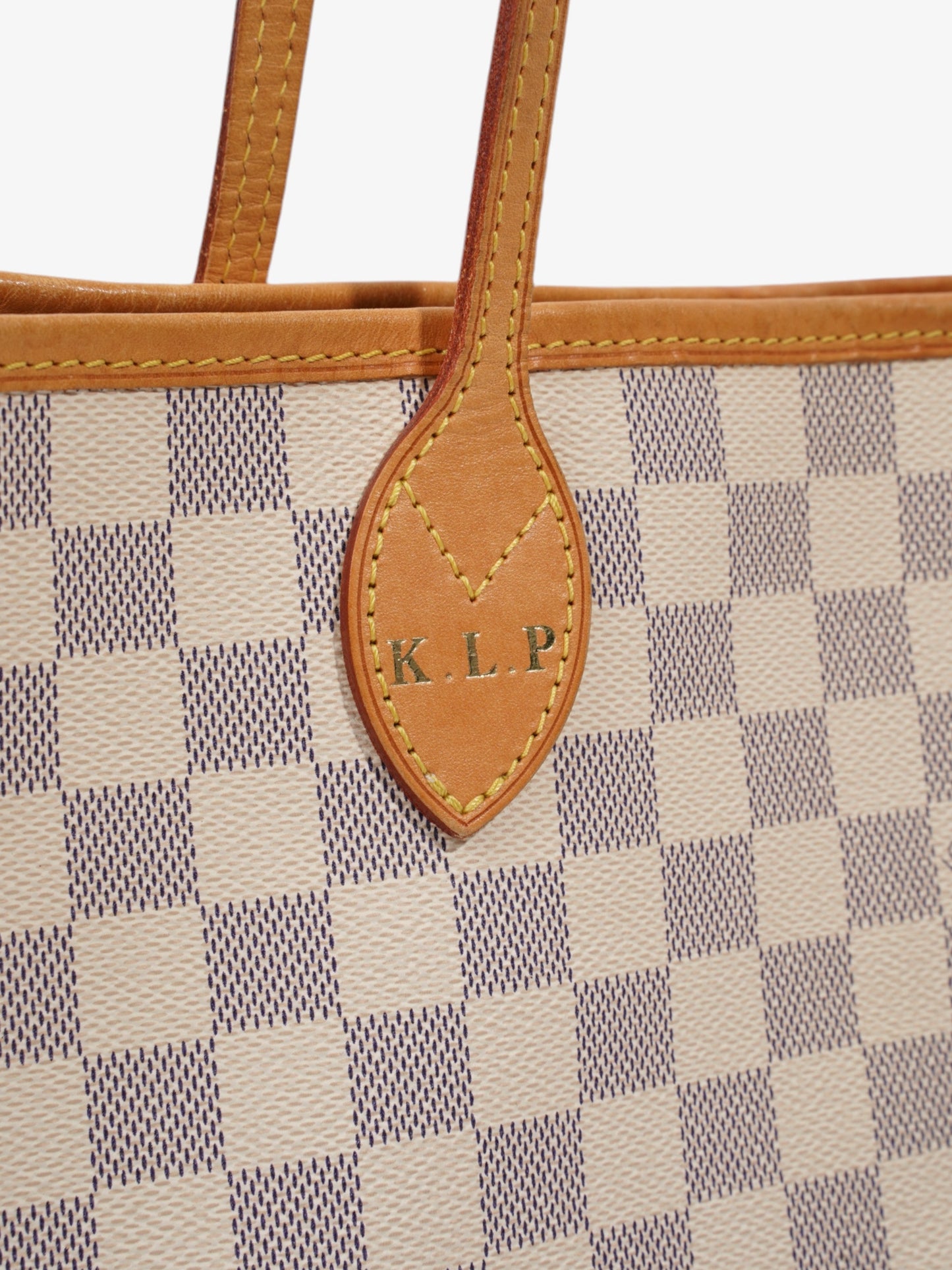 Louis Vuitton Neverfull Damier Azur Coated Canvas MM