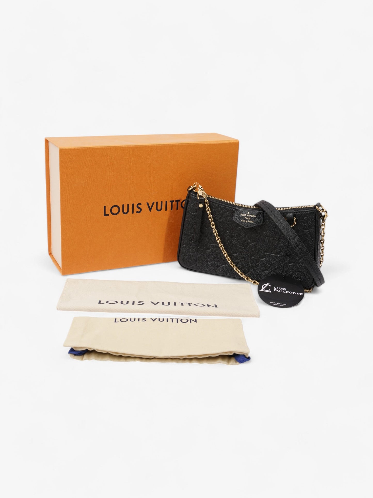 Louis Vuitton Easy Pouch On Strap Monogram Empreinte Empreinte Leather