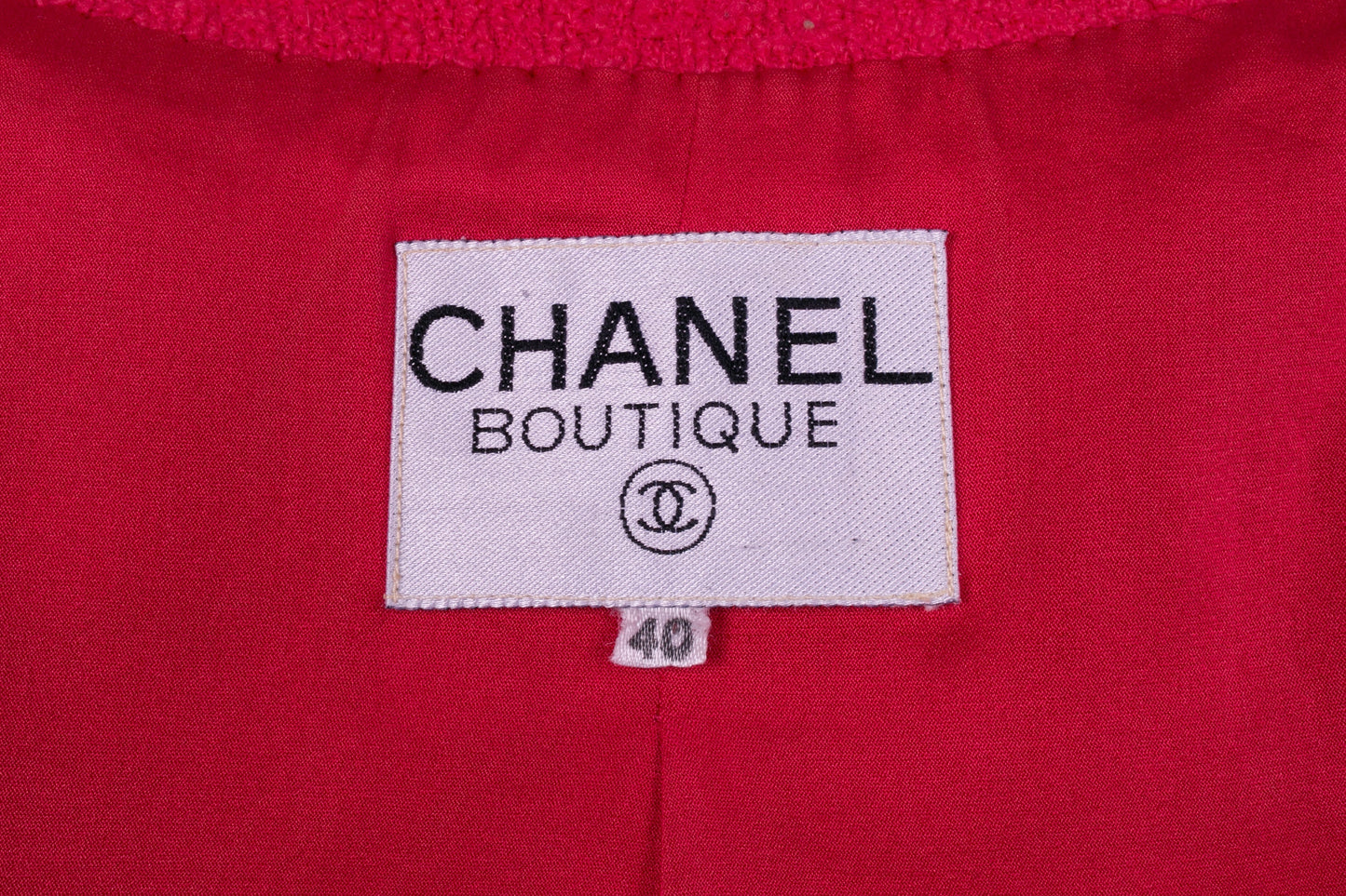 Ensemble tailleur rose Chanel