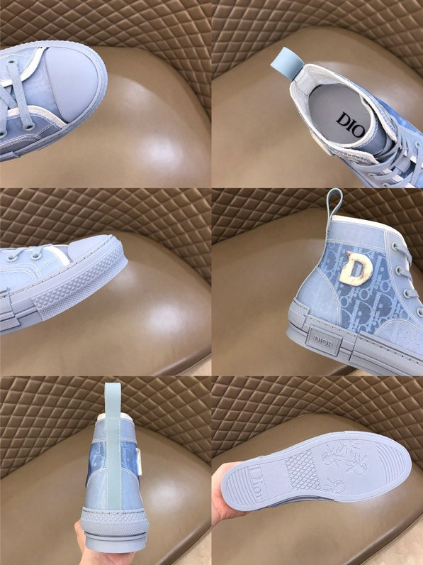 GLM - DIR B23 BLUE HIGH-TOP SNEAKER