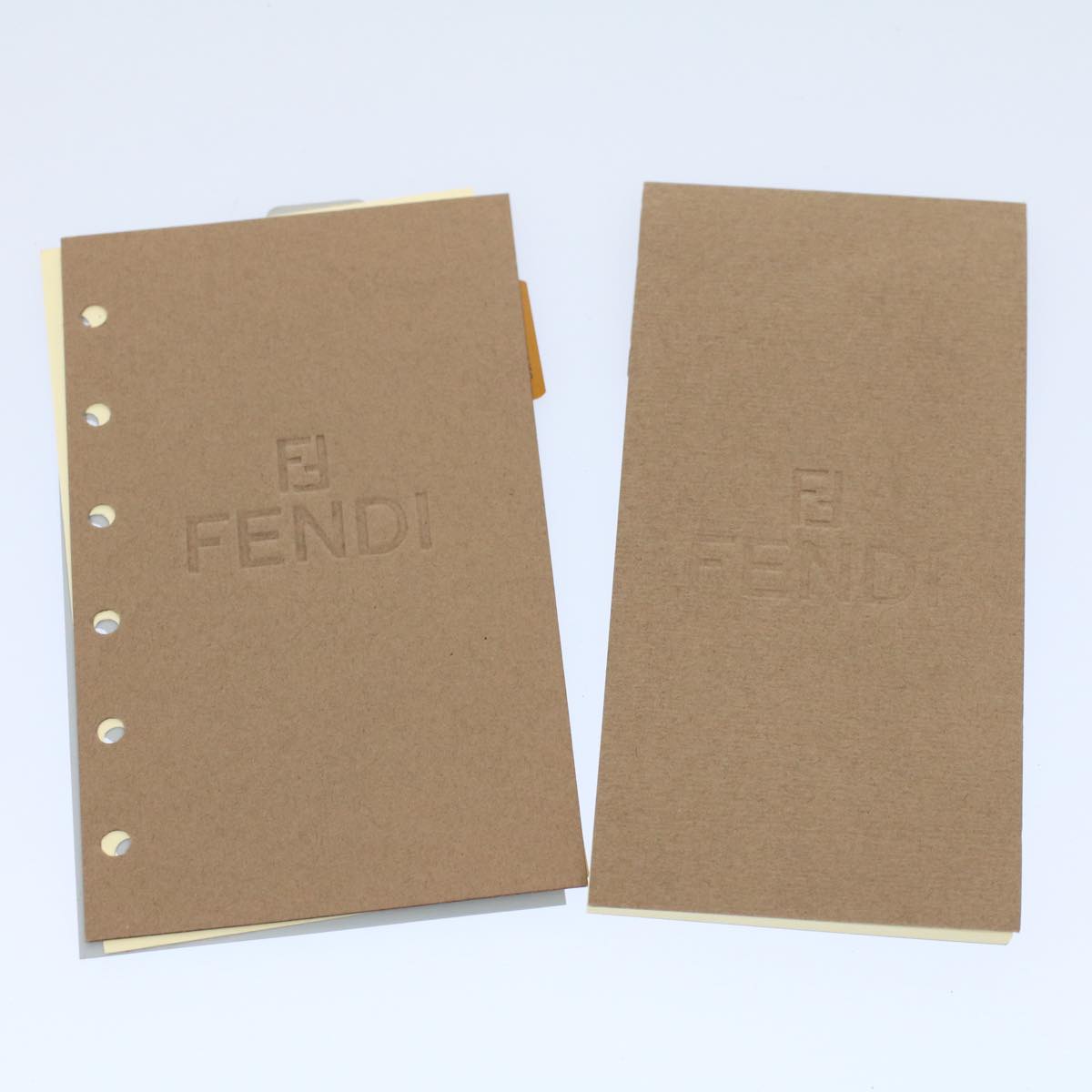 FENDI Zucca Canvas Agenda Day Planner Cover Brown ac2173