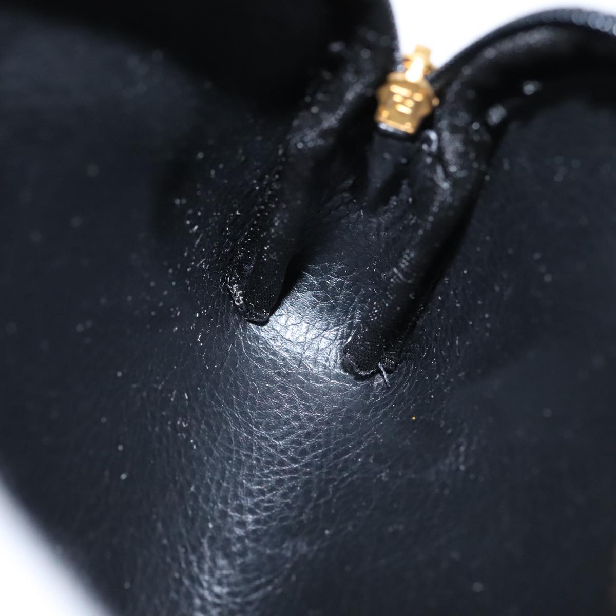 FENDI Pecan Canvas Pouch Coated Canvas Brown Black ac3293