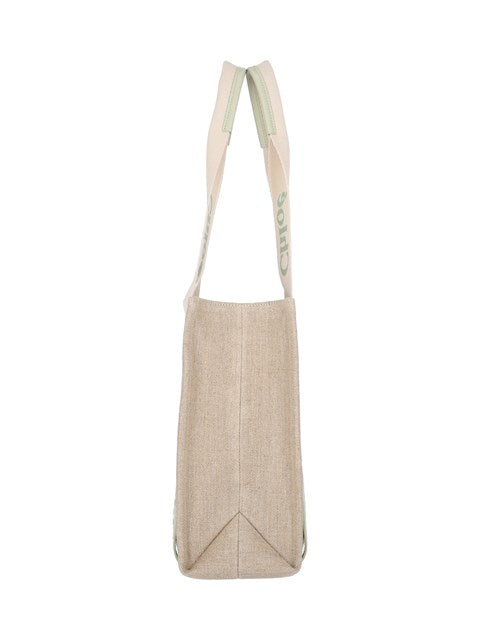 Chloé Women Woody' Medium Tote Bag