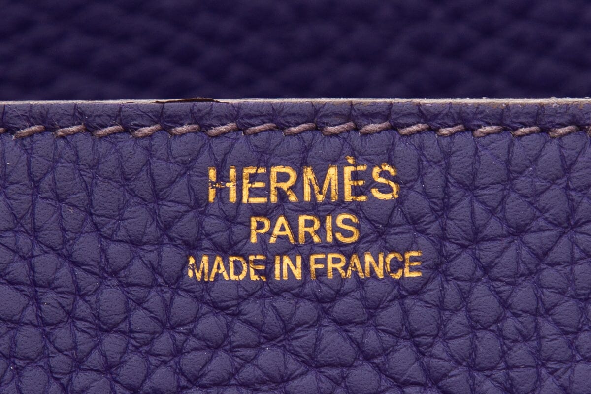 Hermès Ultra Violet 35CM Birkin in Togo Leather- With Key
