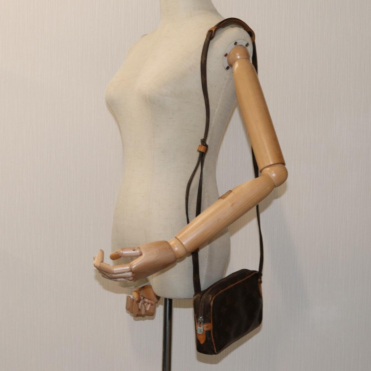 LOUIS VUITTON Monogram Marly Bandouliere Shoulder Bag M51828 LV ar11689