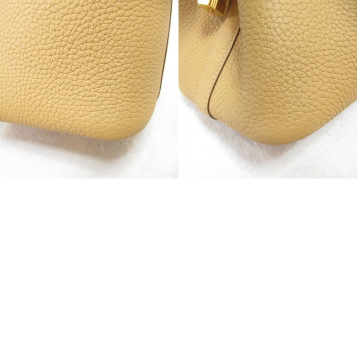 Hermes Picotin Lock PM G Handbag Handbag Claimans Brown