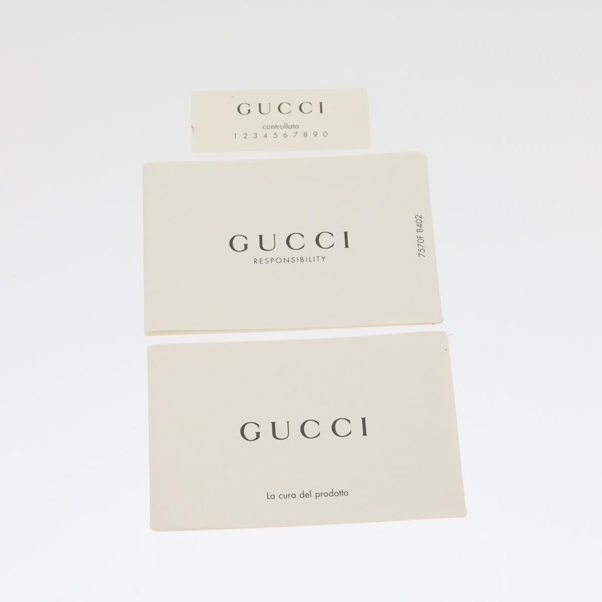 GUCCI Web Sherry Line Soho Clutch Bag Leather Pink am481b