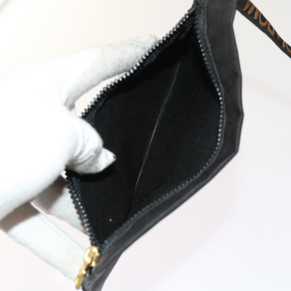 FENDI Zucca Canvas Shoulder Bag Coated Canvas 2Set Brown Black bs10493