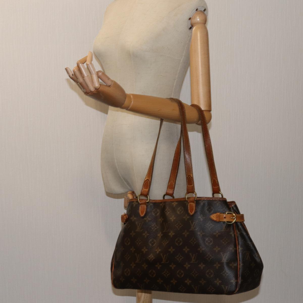 LOUIS VUITTON Monogram Batignolles Horizontal Tote Bag M51154 LV bs13531