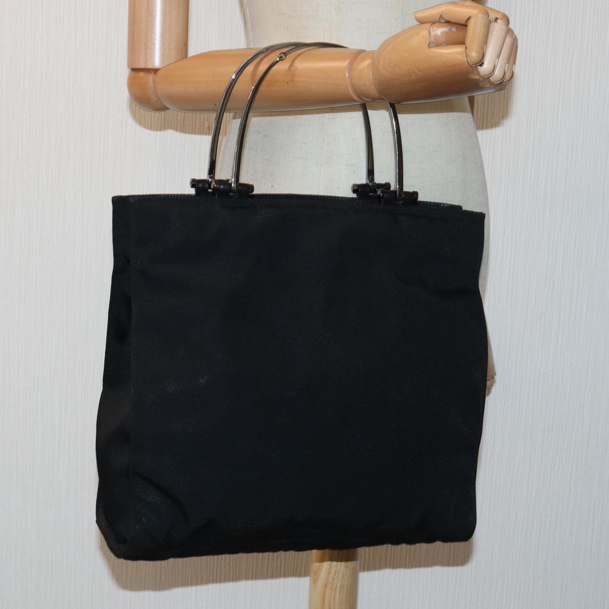 GUCCI Hand Bag Nylon Black 002 1025 bs16082