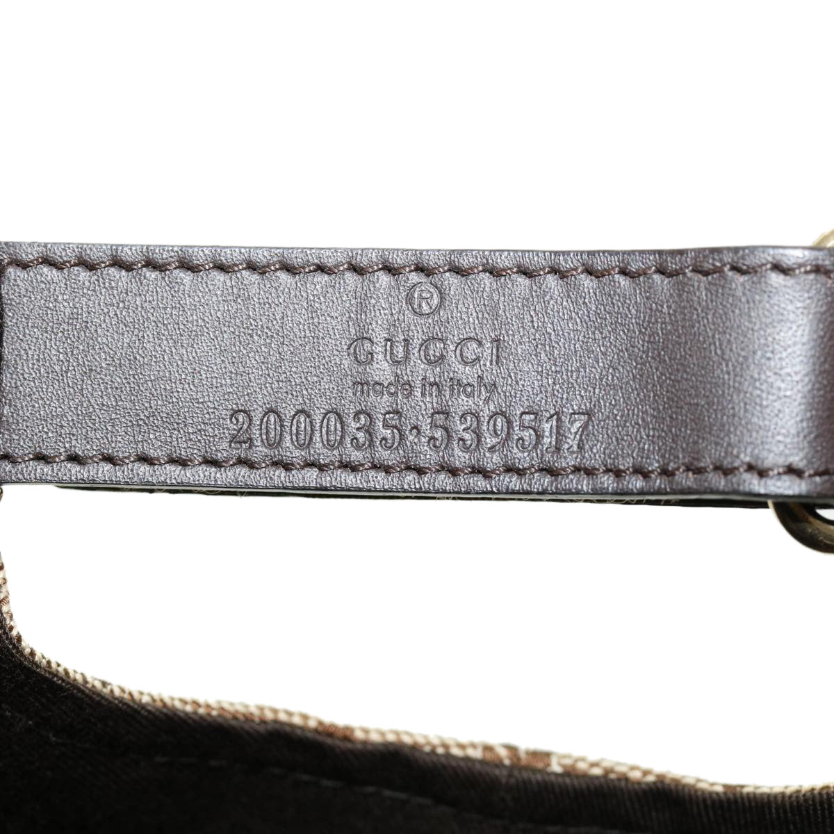 GUCCI GG Canvas Cap L Beige 200035 bs4818