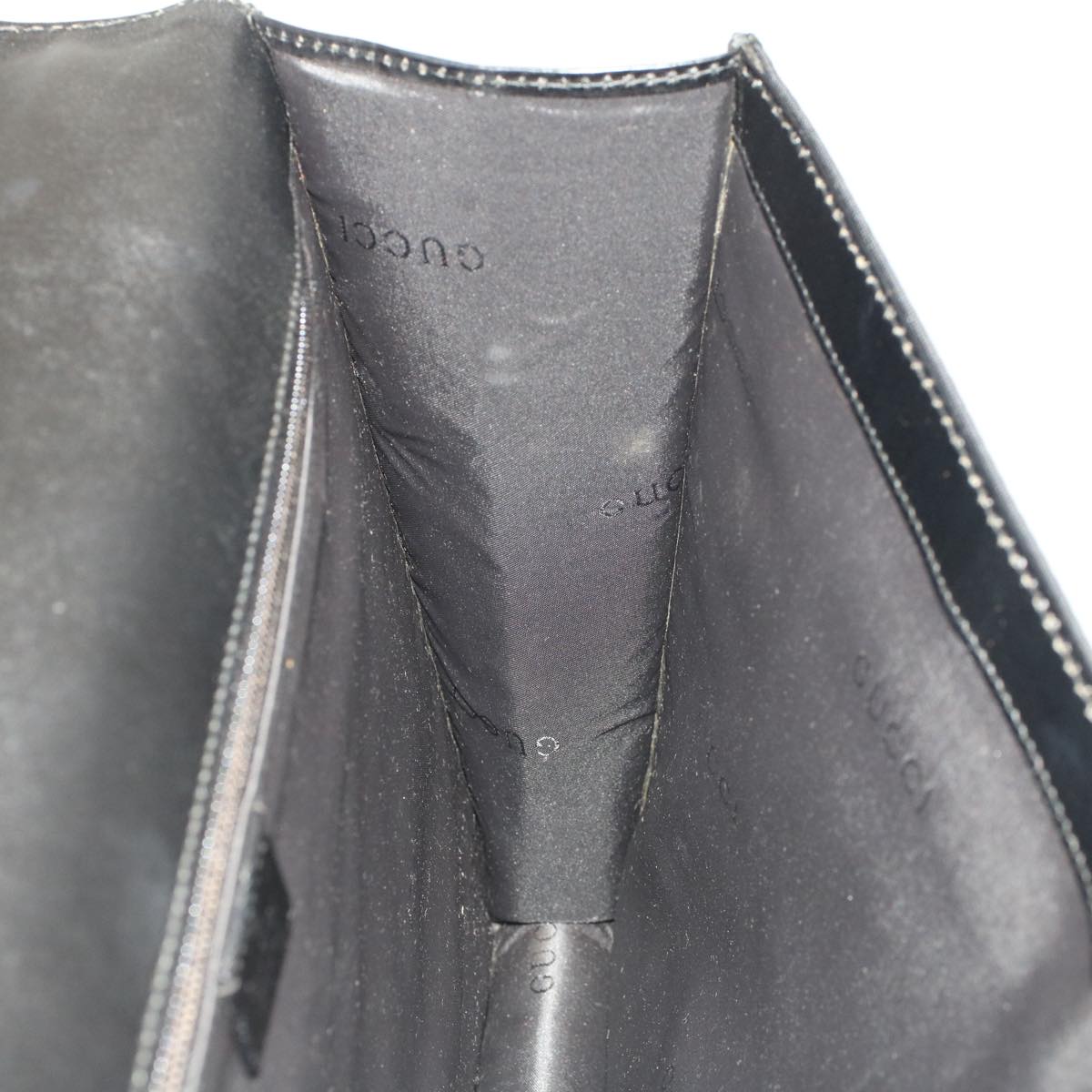 GUCCI Business Bag Nylon Black 015.0235 bs7486