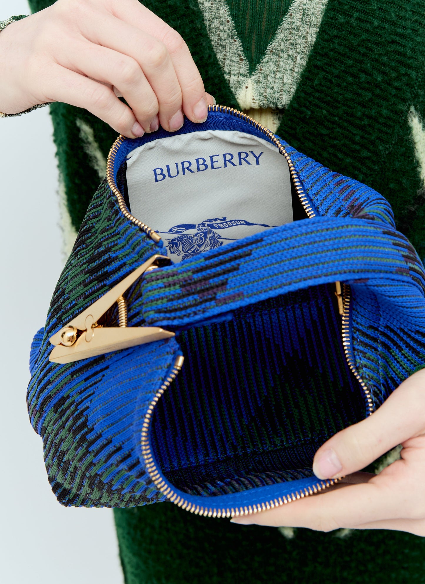 Burberry Women Mini Peg Duffle Handbag
