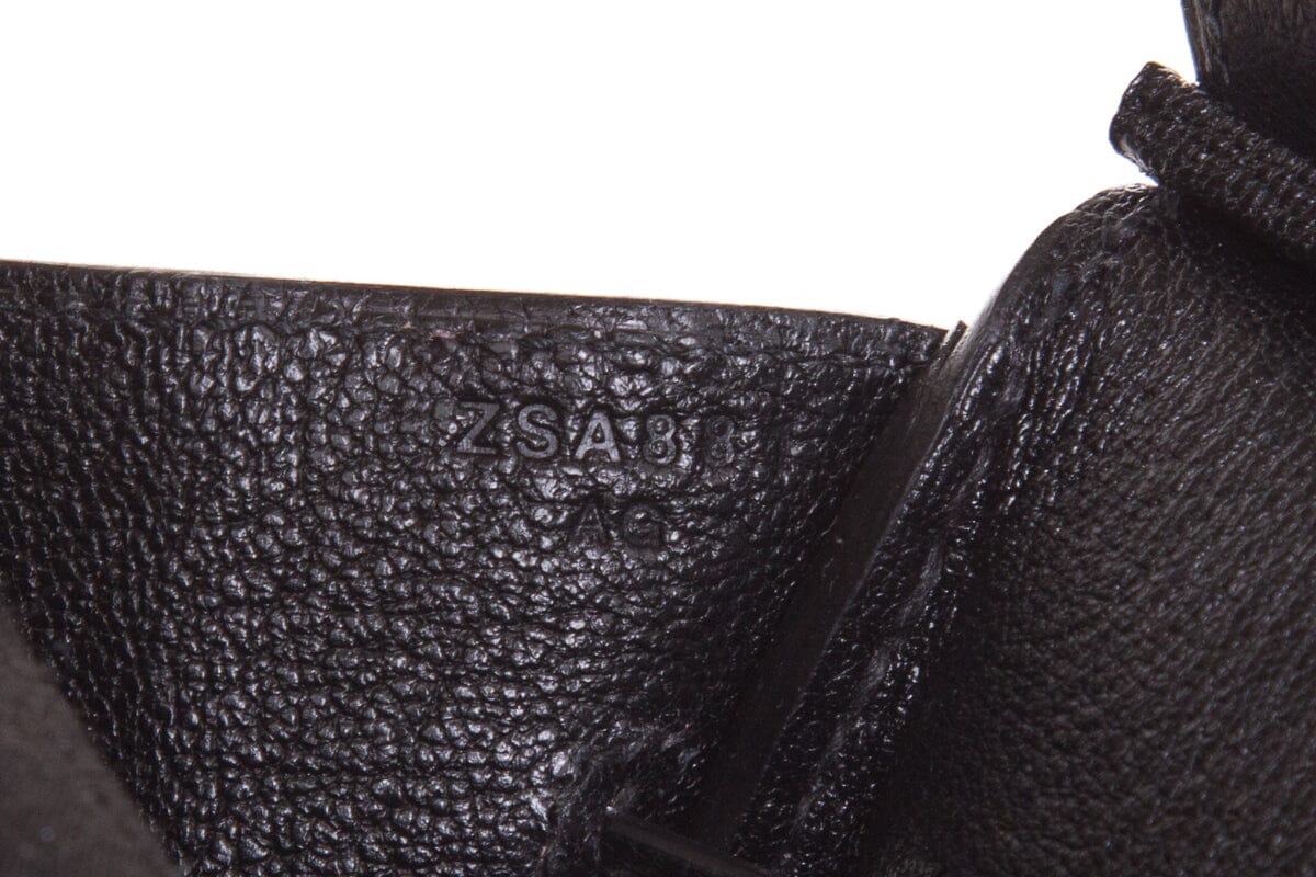 Hermès 2021 Black Ostrich Rose Gold HW Birkin 30cm