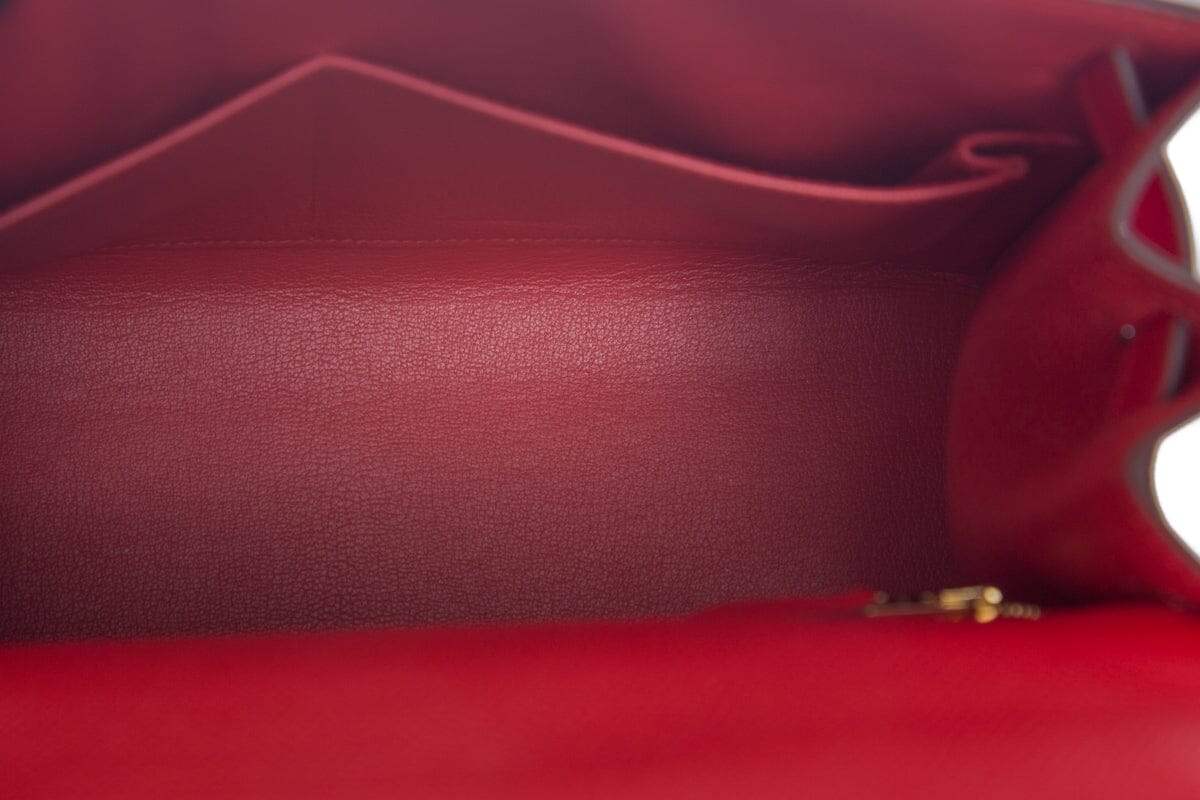 Hermès Kelly 28 Rouge Tomate Epsom Sellier GHW Handbag
