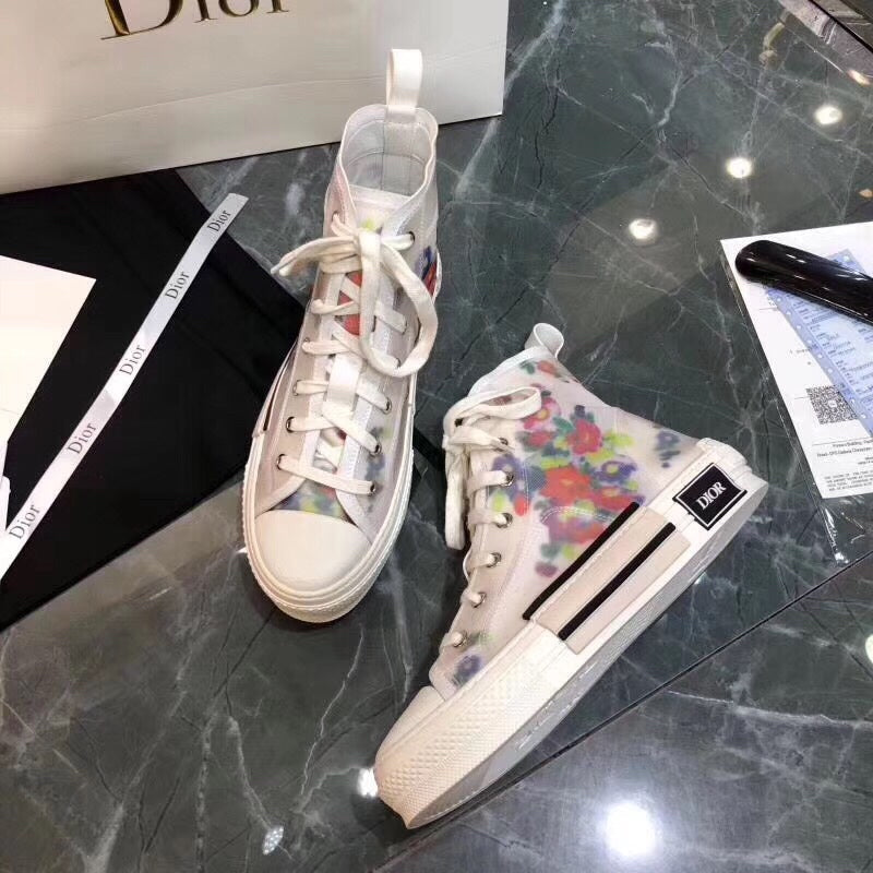 GLM - DIR B23 Flowers Technical Canvas Sneaker