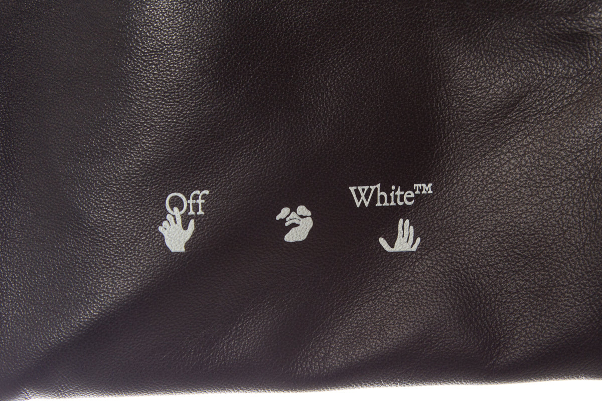 Off White Black Small Allen SnapTote