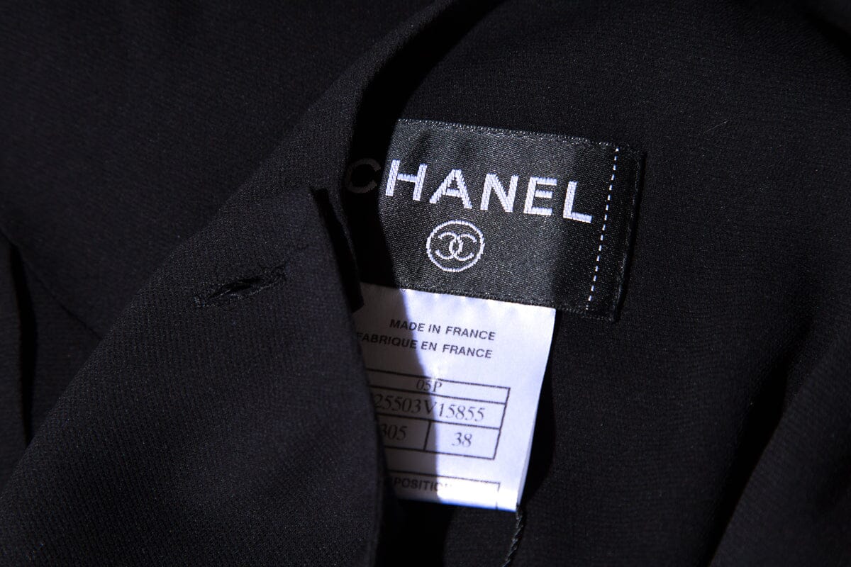 Chanel '05 Black Dress SZ 38