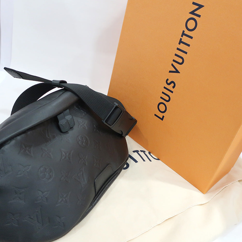 Louis Vuitton Dialovery Bum Bag M44388 Monogram Shadow Noir Black BK Body Bag Crossbody Preservation Bag Box