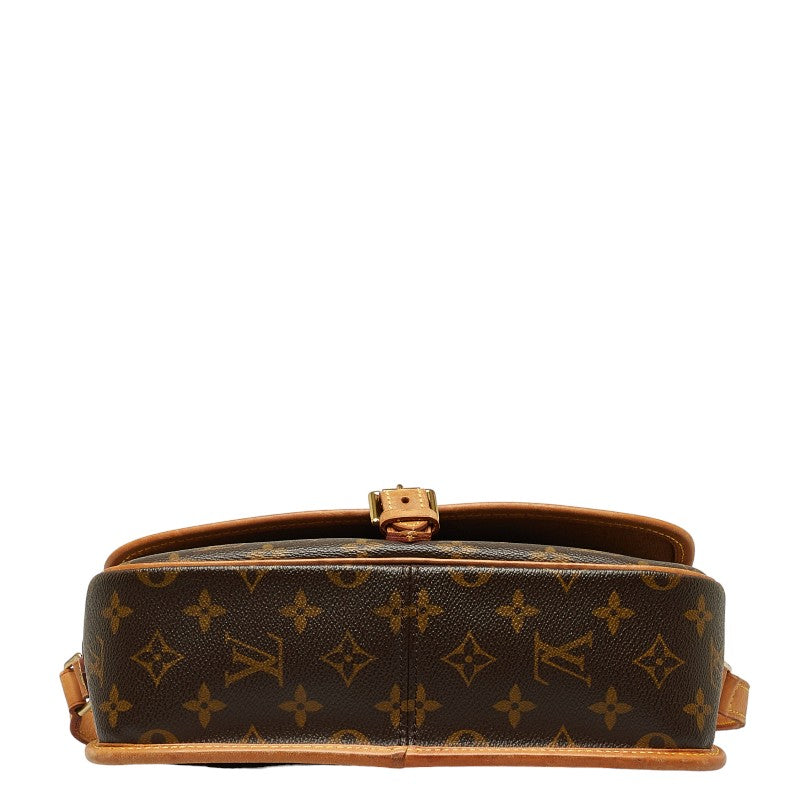 Louis Vuitton Monogram Soloney Shoulder Bag M42250 Brown PVC Leather Louis Vuitton