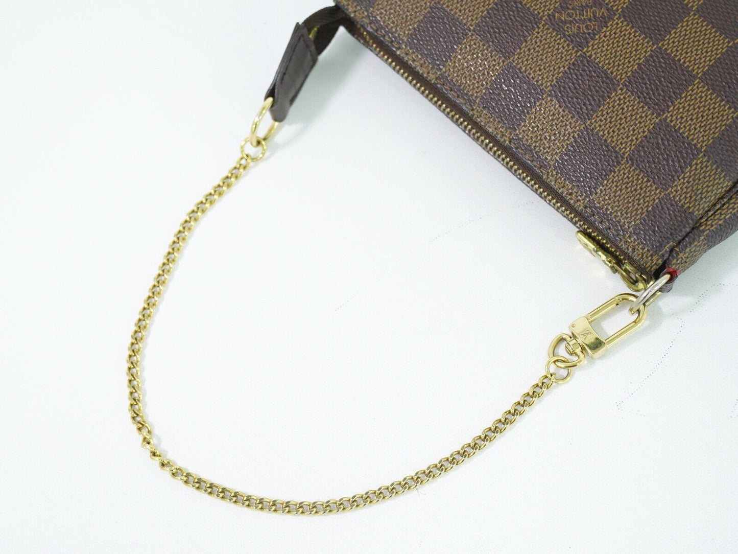 Louis Vuitton Mini Pochette Accessoires Canvas Clutch Bag