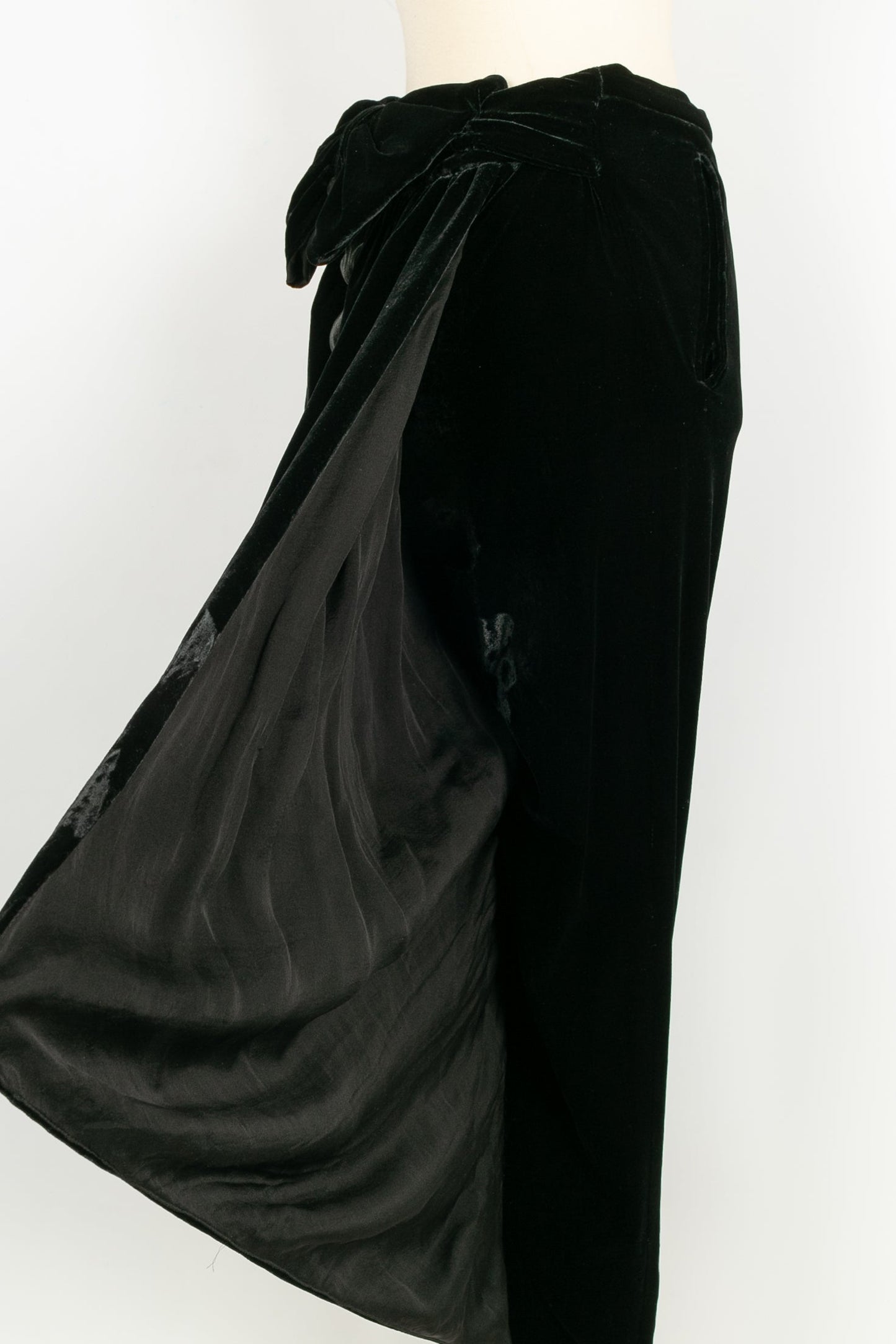 Pantalon pantacourt en velours Jean-Paul Gaultier