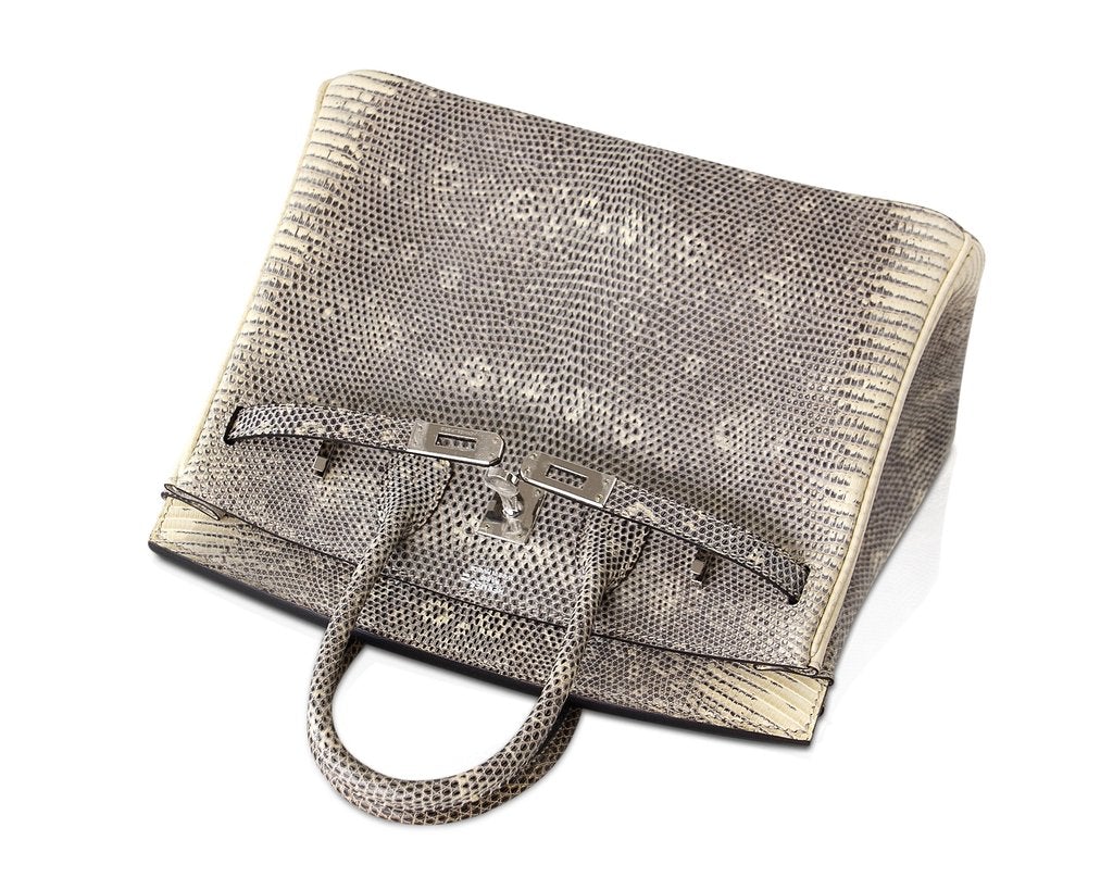Hermès Birkin 25 Ombre Lizard Bag PHW