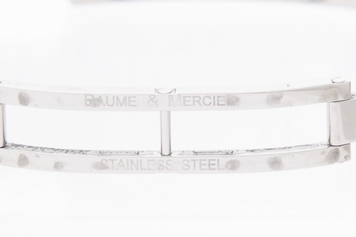Baume & Mercier "Hampton Hills" Mother of Pearl & Diamond Stainless Steel Watch