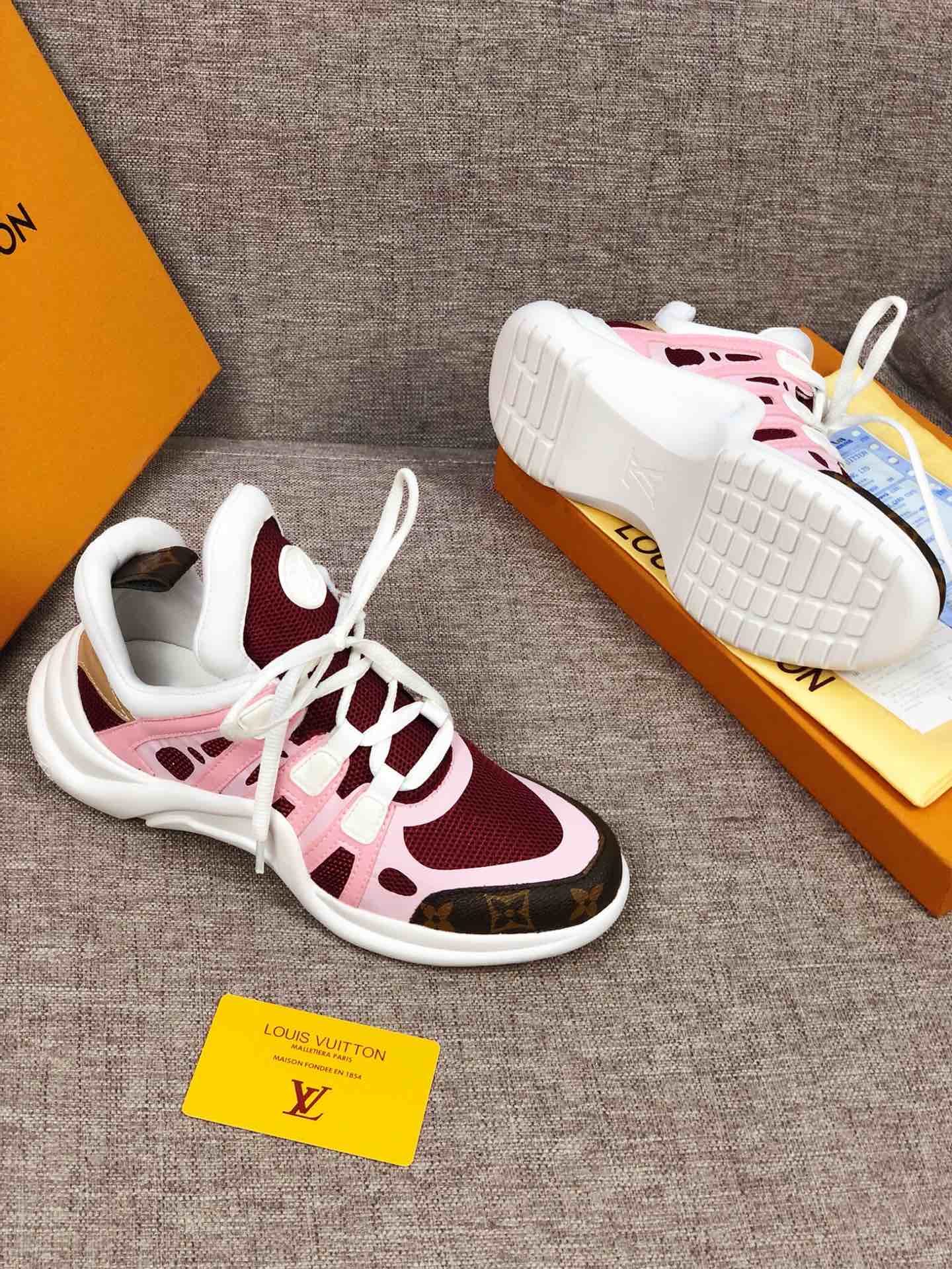GLM - LUV Archlight Pink Brown Sneaker