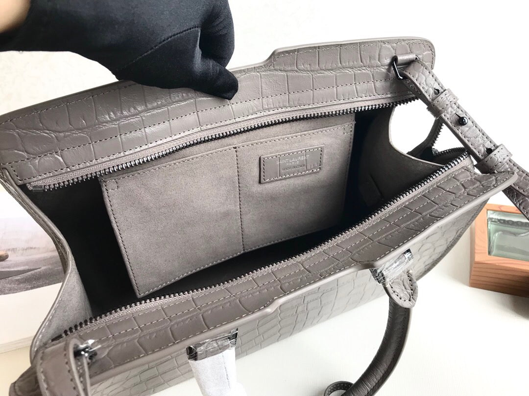 GLAMI Monogram Cabas Small Gray For Women 12in/31cm YSL