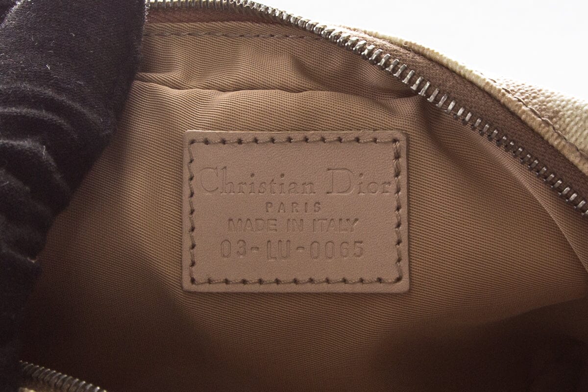 Christian Dior Beige Small Leather Trotter Mini Shoulder Bag