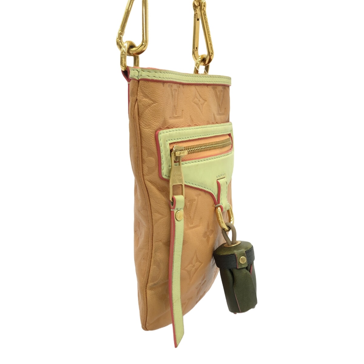 Louis Vuitton Flat Messenger Leather Shoulder Bag ()