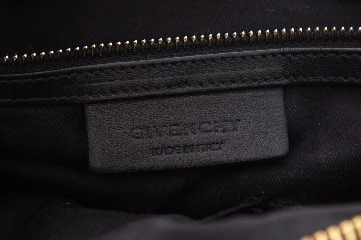 Givenchy Brown Tumbled Leather Pandora Bag