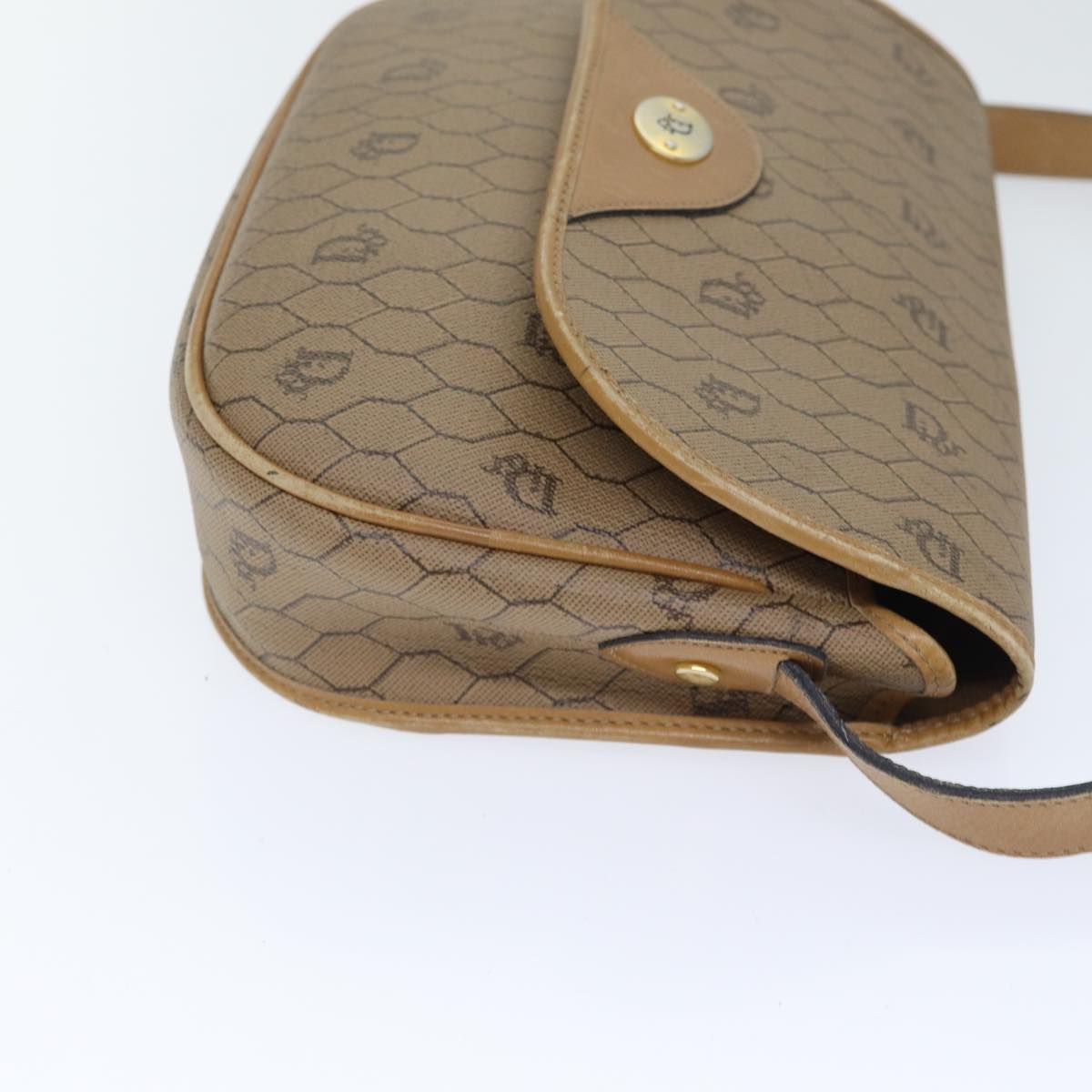 Dior Honeycomb Canvas Shoulder Bag ()