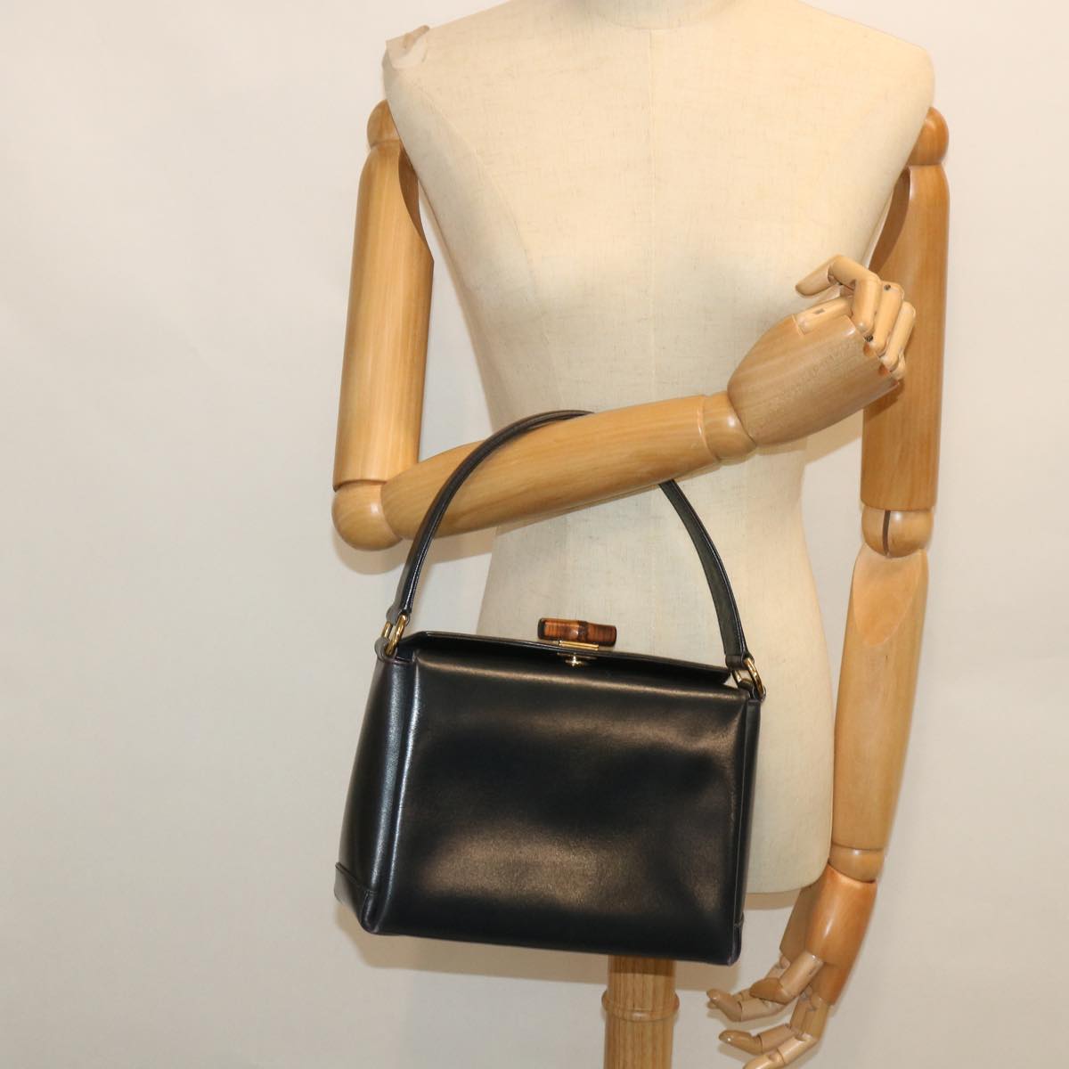 GUCCI Shoulder Bag Leather Black 000 26 0175 ep1874