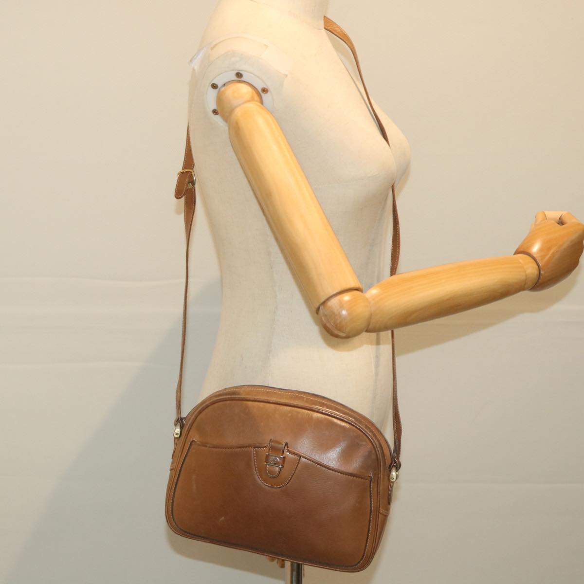 GUCCI Shoulder Bag Leather Brown 001 256 1189 ep2291