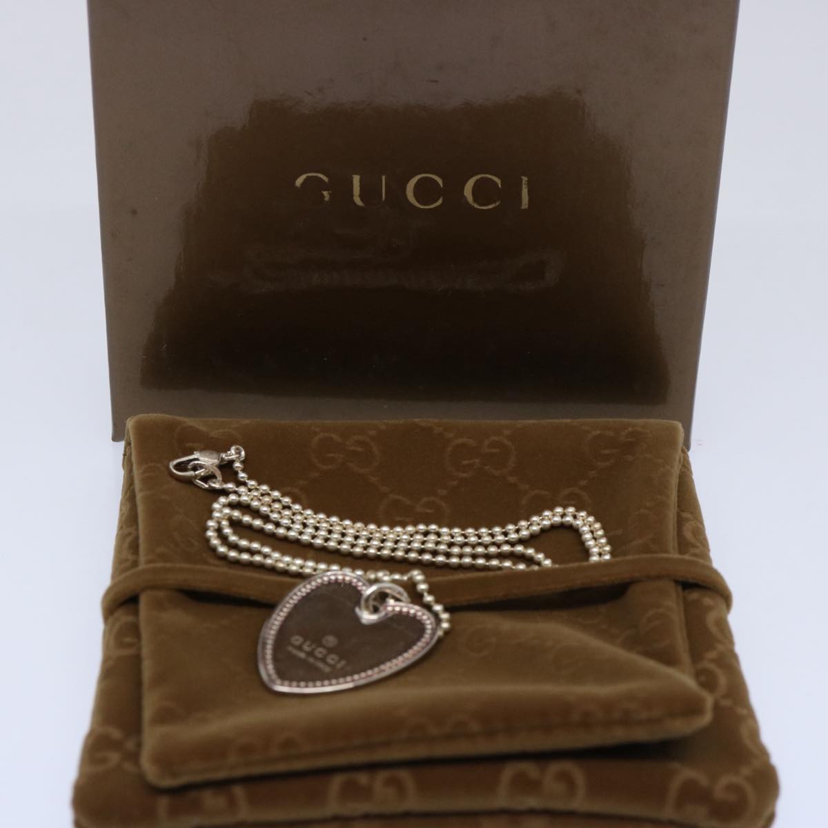 GUCCI Necklace Silver ep2557
