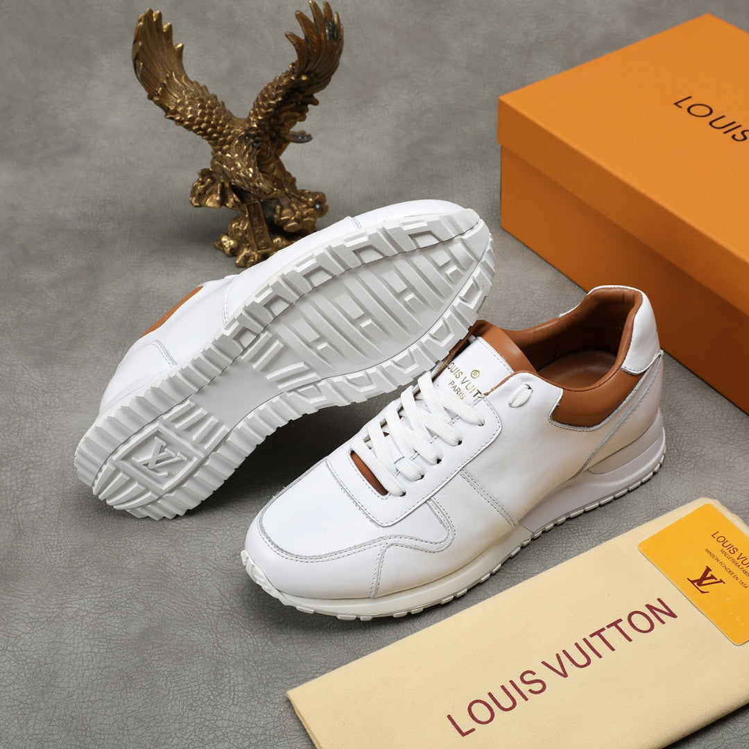 GLM - LUV Run Away Low Top White Sneaker