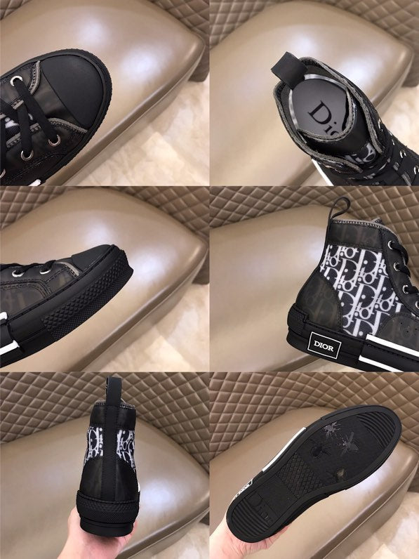 GLM - DIR B23 Black HIGH-TOP SNEAKER