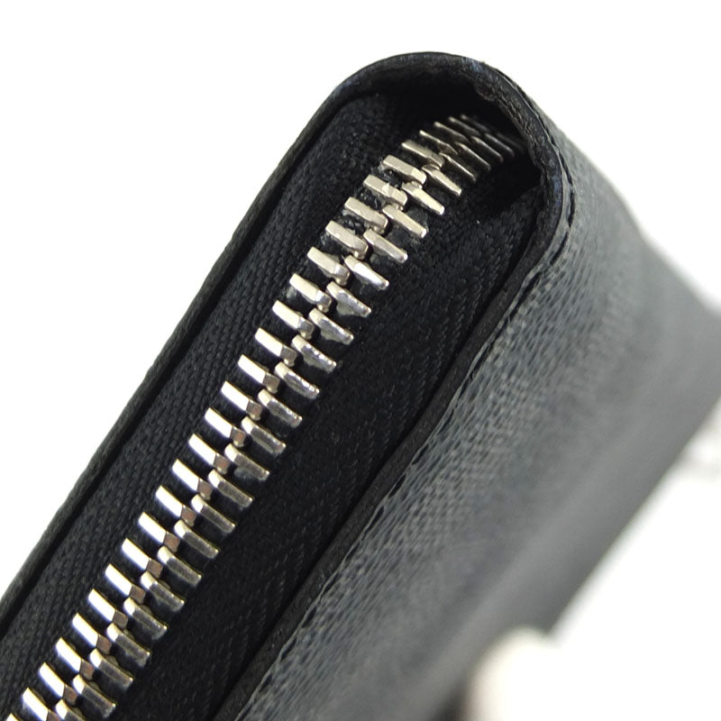 Louis Vuitton Zippy Wallet Vertical N63095 Round Wallet Damiet Graphite Zipper Ripper