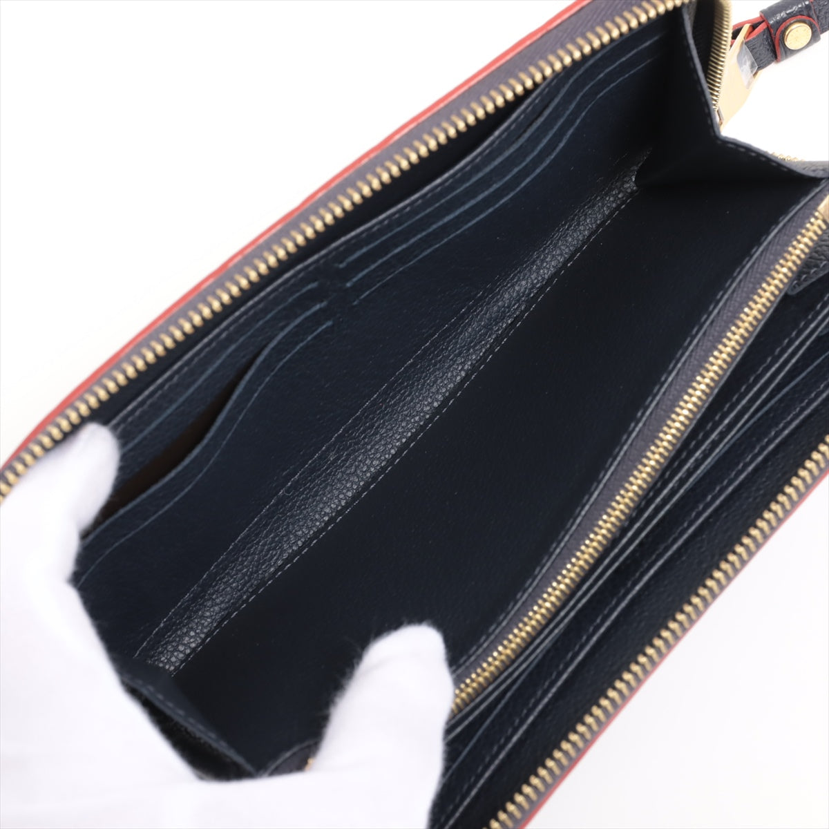 Louis Vuitton Implant Wallet M62121 Marine Round Zip Wallet