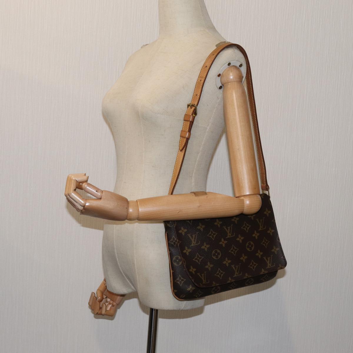 LOUIS VUITTON Monogram Musette Tango Short Strap Shoulder Bag M51257 fm3314