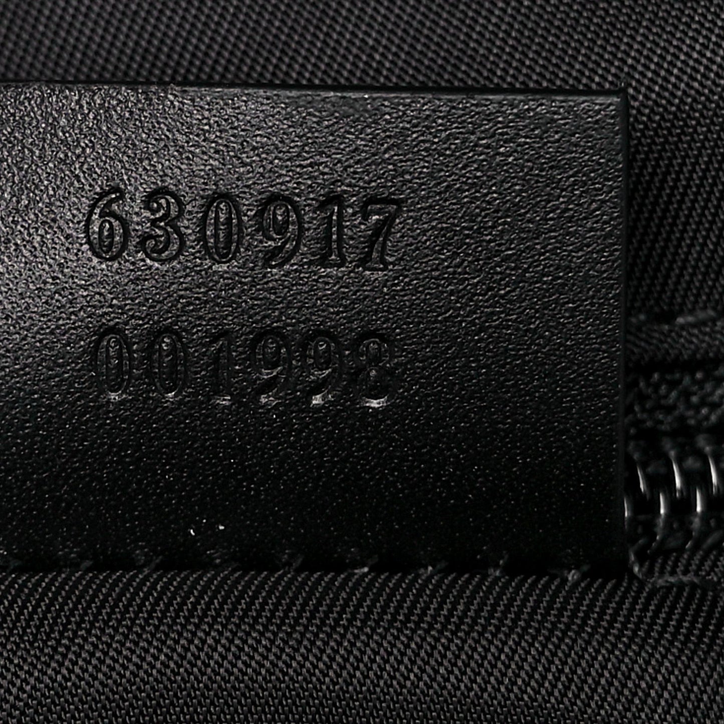 Gucci Black Canvas Web Stripe Backpack