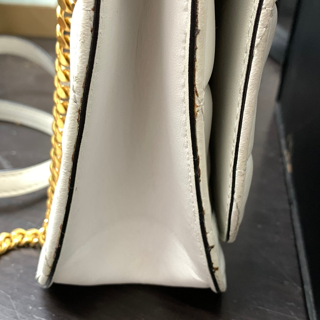 Versace Virtus Quilted Shoulder Bag
