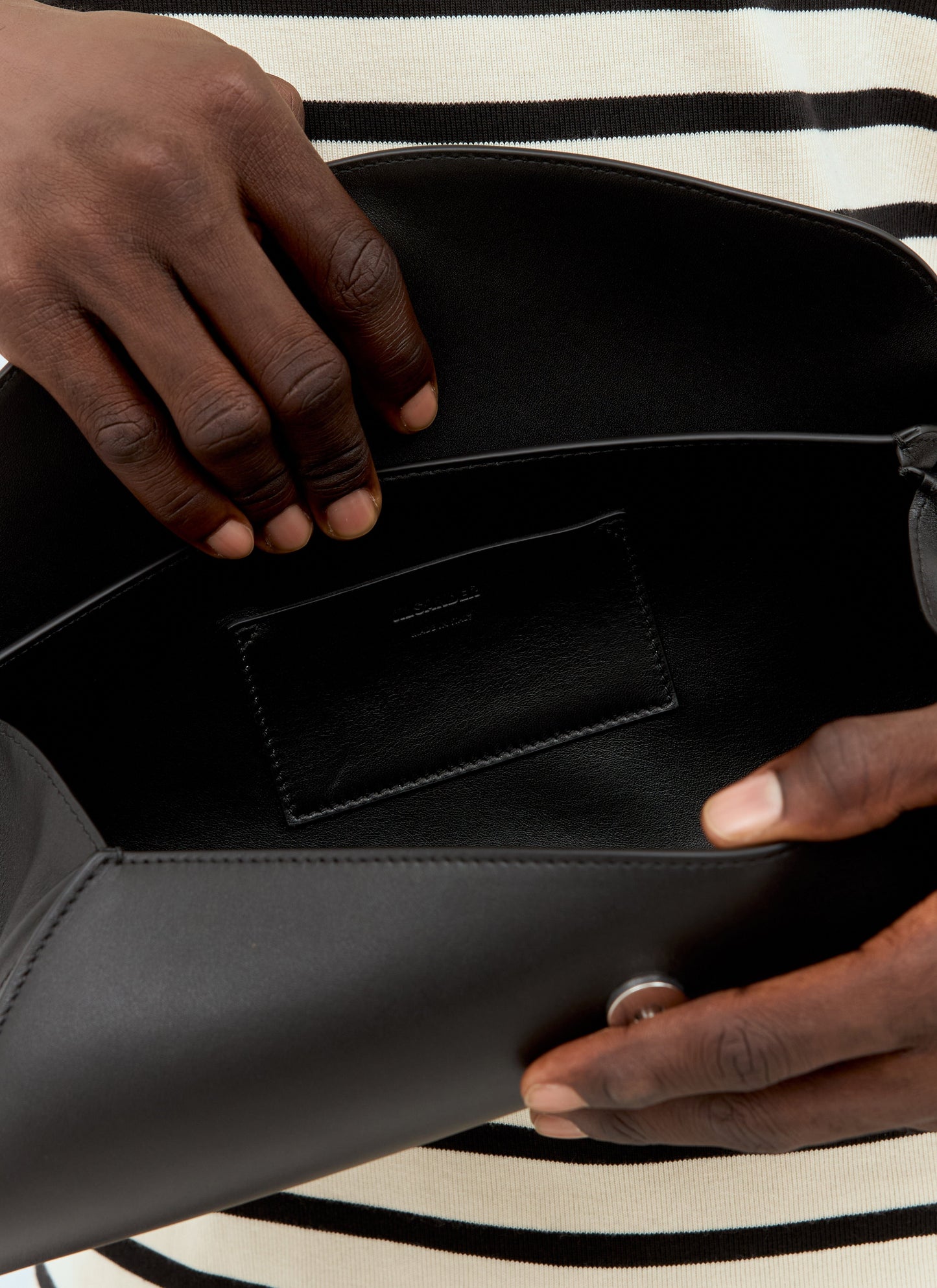 Jil Sander Men Large Cannolo Shoulder Bag
