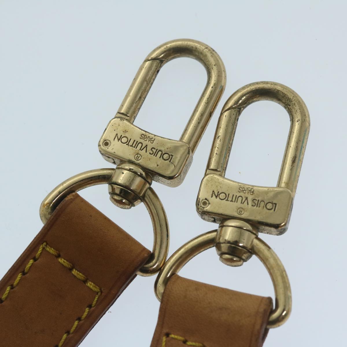 LOUIS VUITTON Adjustable Keepall Shoulder Strap 31.1""-37.8"" Beige ki4014