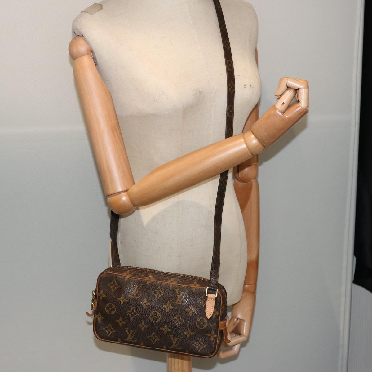 LOUIS VUITTON Monogram Marly Bandouliere Shoulder Bag M51828 LV ki4397
