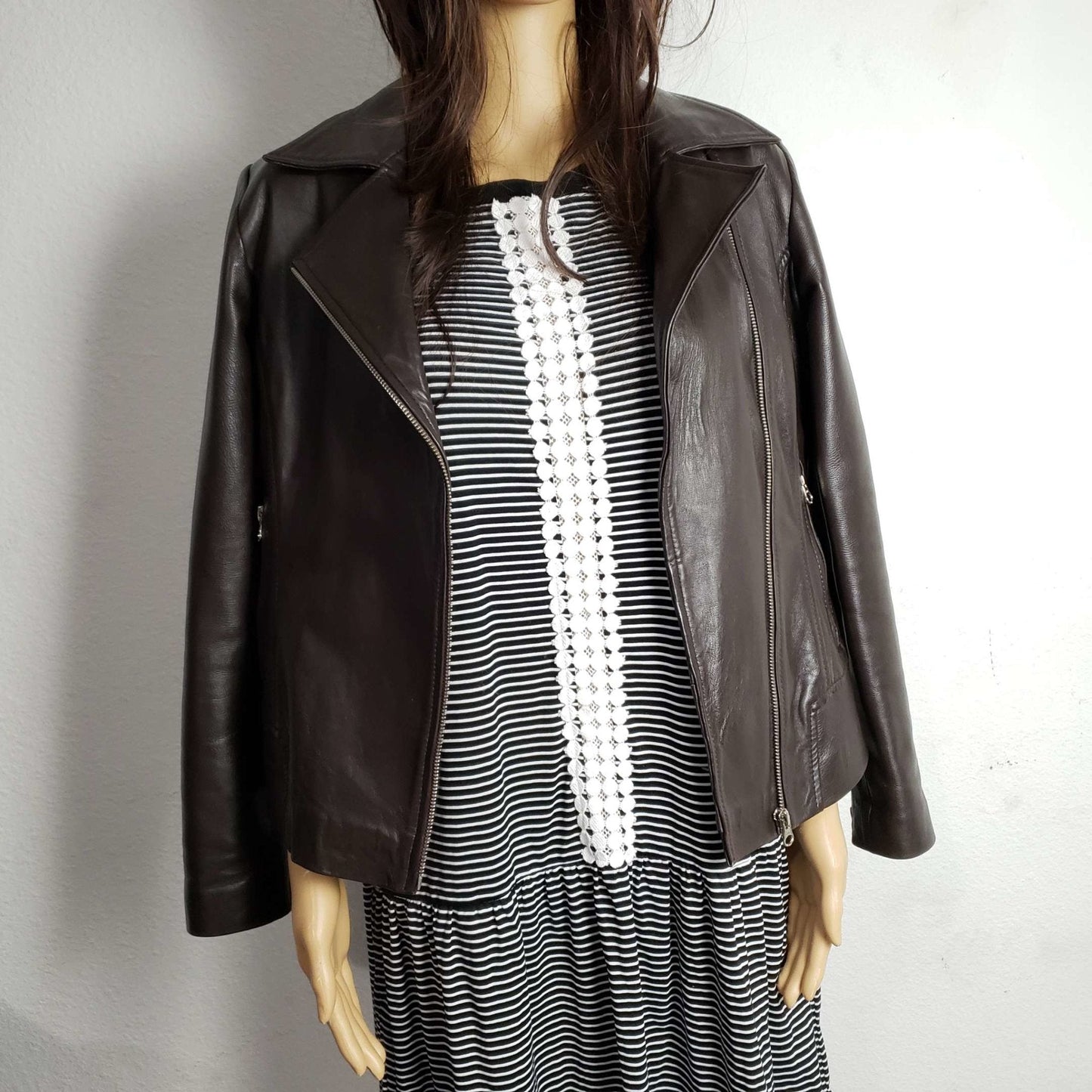 Leather Brown Lambskin Jacket