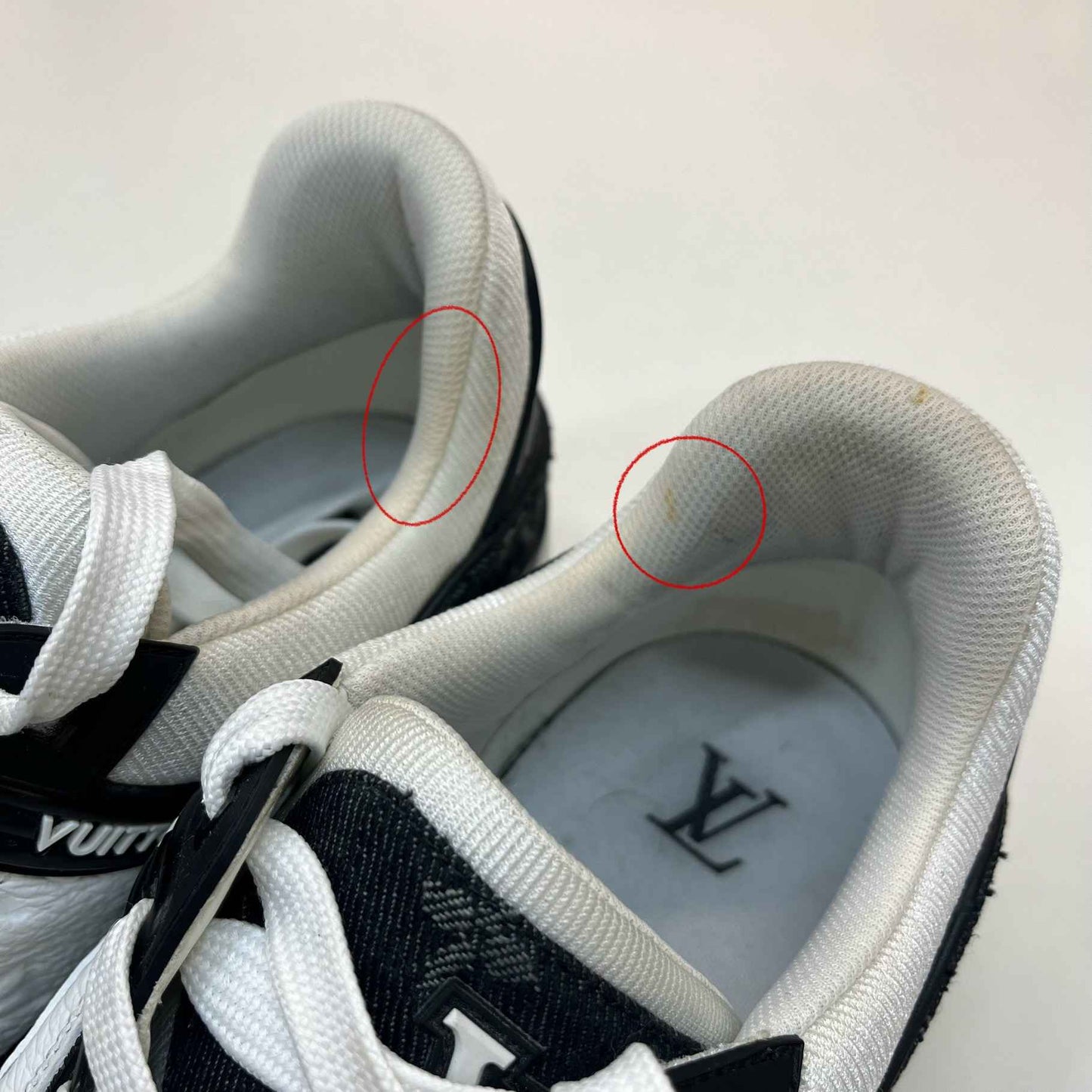 Men's Lv Low Trainers White Size EU 44 / UK 10